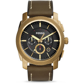 Correa de reloj Fossil FS5064 Cuero Verde 24mm